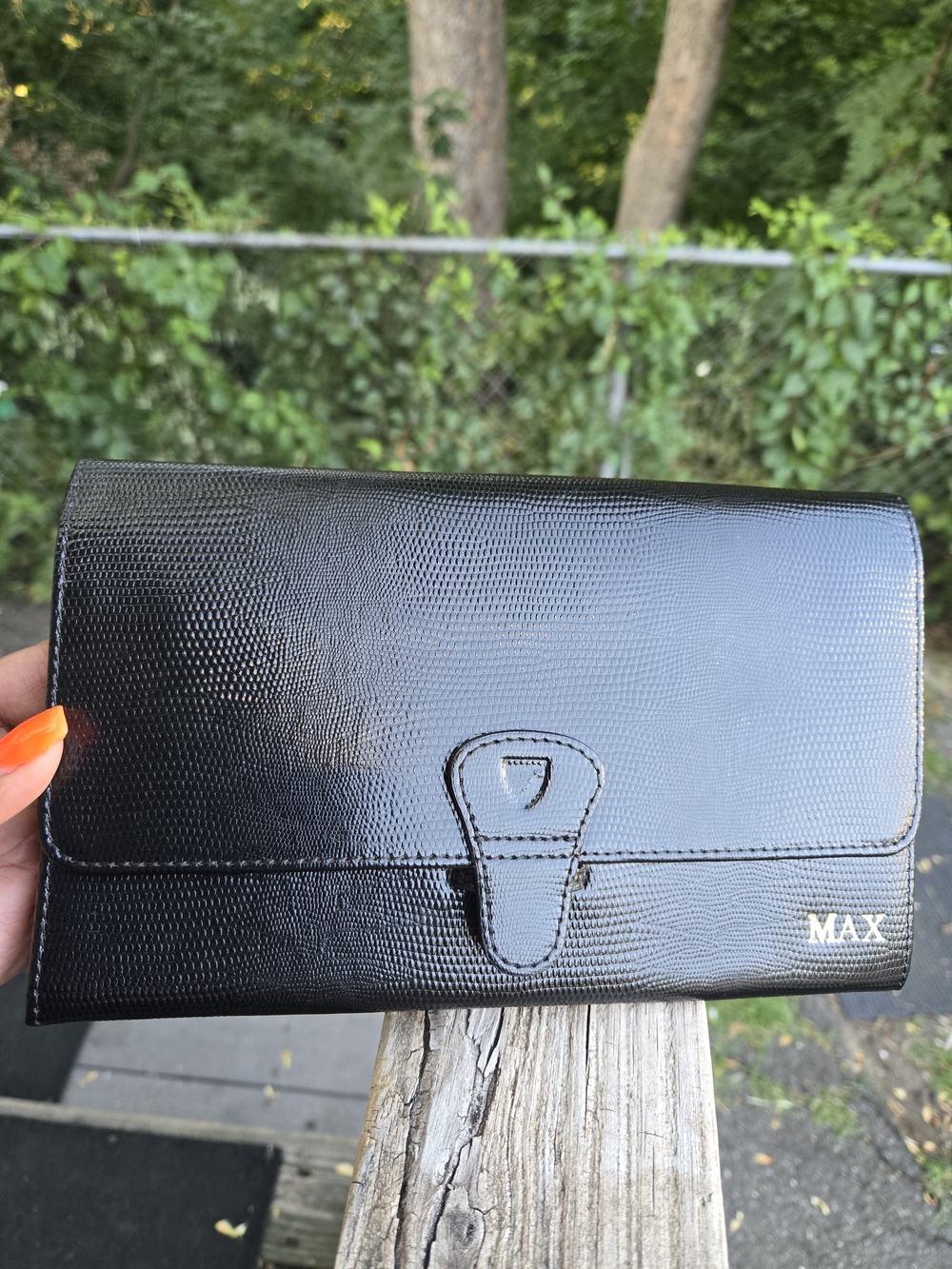 Aspinal Of London Passport & Documents Leather Travel Wallet
